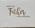 A Note to My Father Card