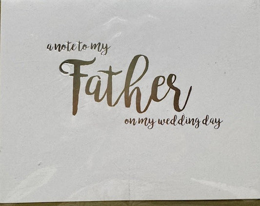 A Note to My Father Card
