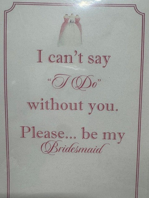 Bridal Party Card