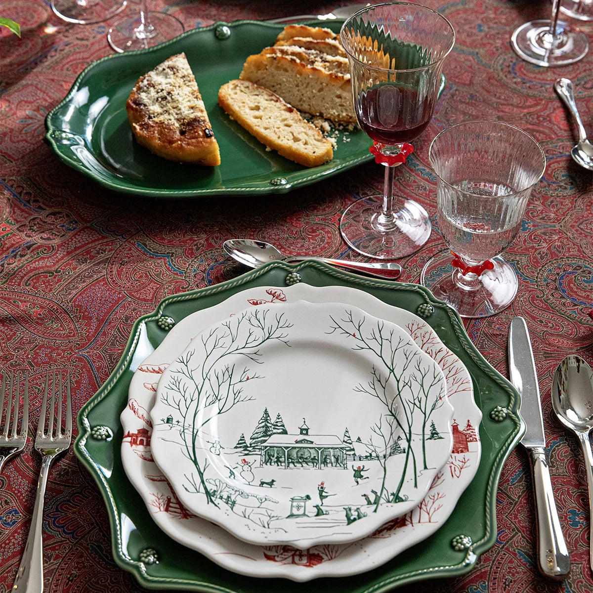 16" Platter - Basil