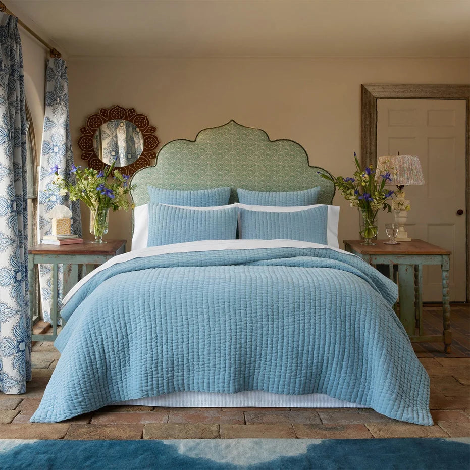 Velvet Light Indigo Sham Standard