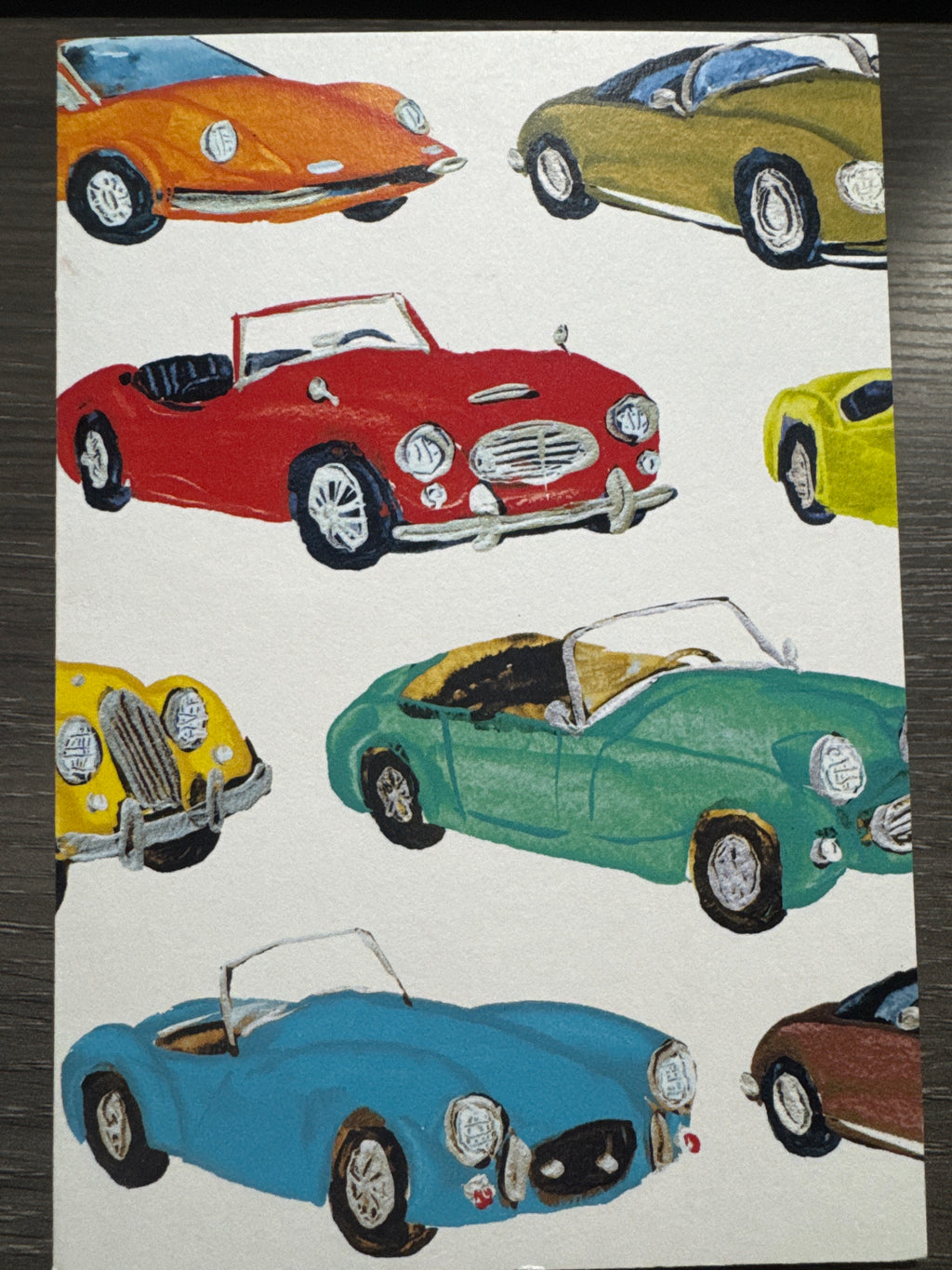 Classic Car Father's Day Card