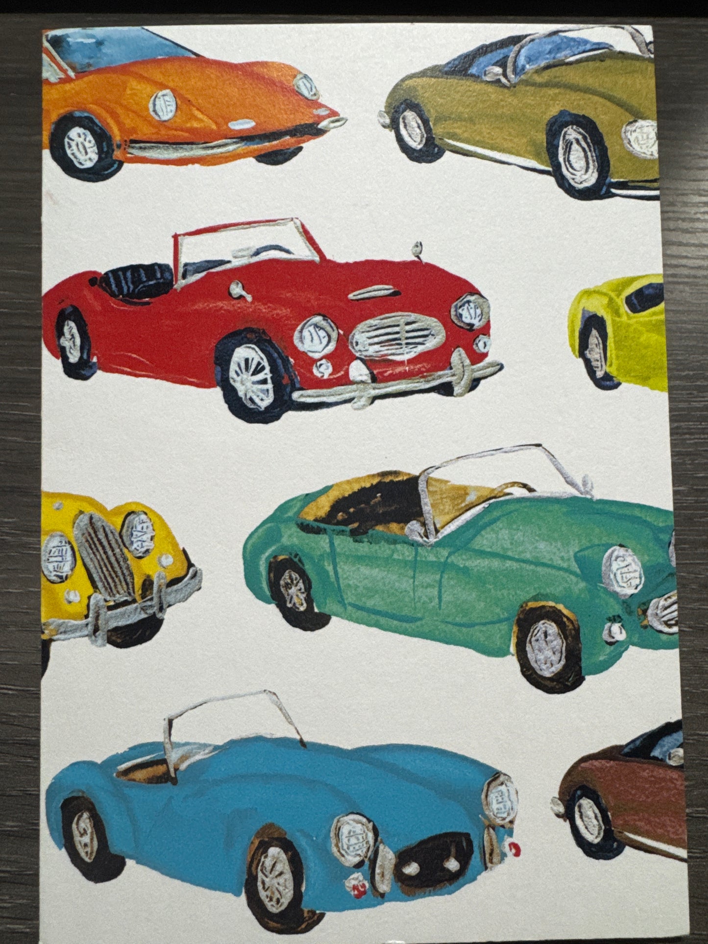 Classic Car Father's Day Card