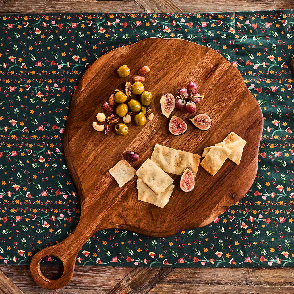 Puro Round Serving Board - Teak