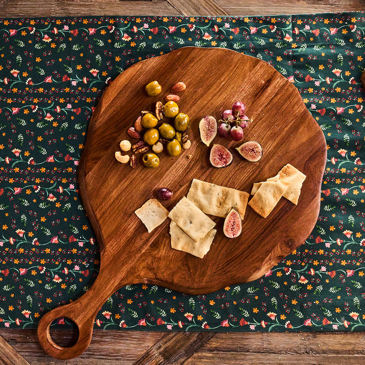 Puro Round Serving Board - Teak