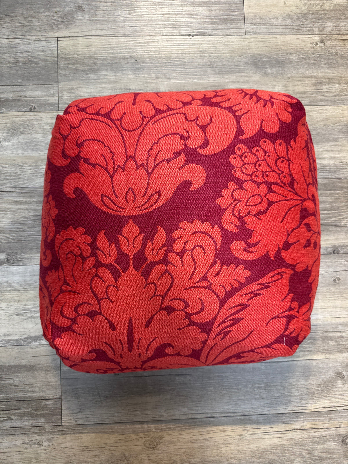 Red Demask Pillow