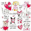 Pugs & Kisses Rosanne Beck Paper Cocktail Napkins 20ct