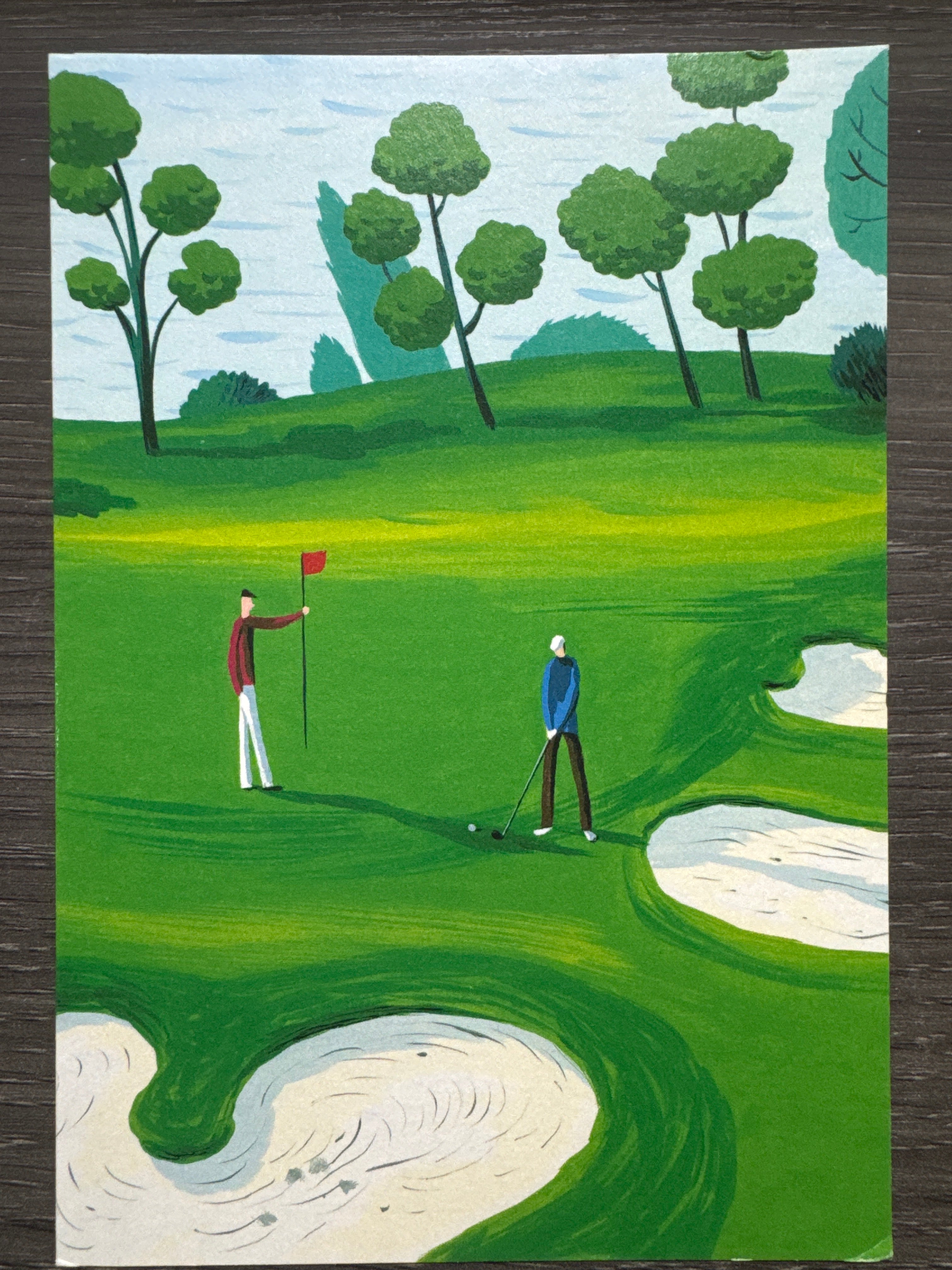 Golf Father's Day Card