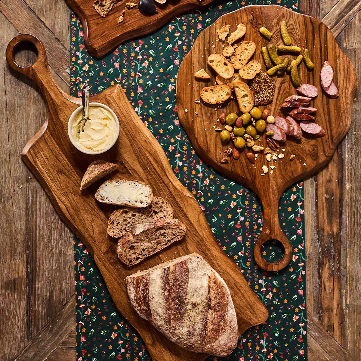 Puro Long Serving Board - Teak