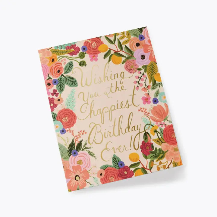 Garden Party Birthday Card