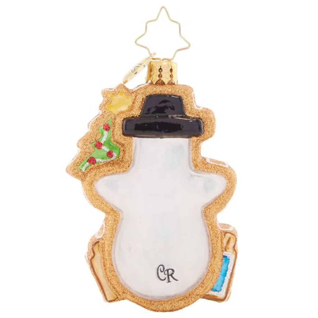 Gingerbread Snowman Little Gem Ornament