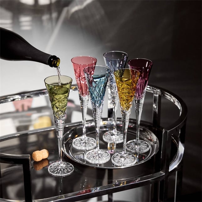 Winter Wonders Flutes, Assorted Colors, Set of 6