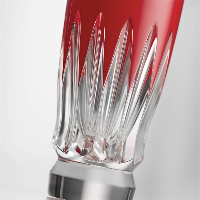 New Year Firework 2026 Red Shot Glasses, Set of 2