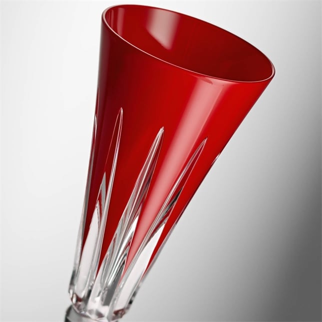 New Year Firework 2026 Red Flutes, Set of 2