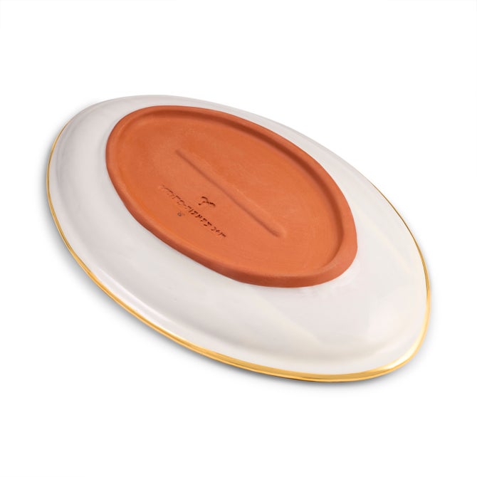 Royal Check Football Platter
