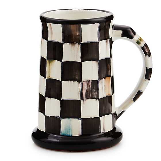 Courtly Check Ceramic Beer Mug