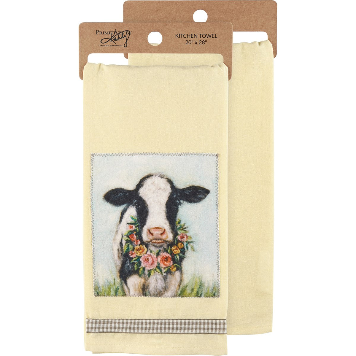Floral Calf Kitchen Towel