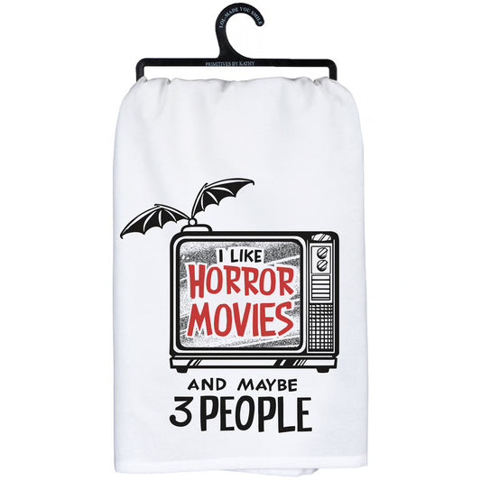 I Like Horror Movies Kitchen Towel