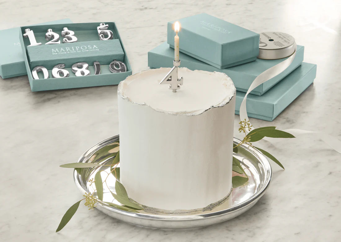Number Candle Holder Set