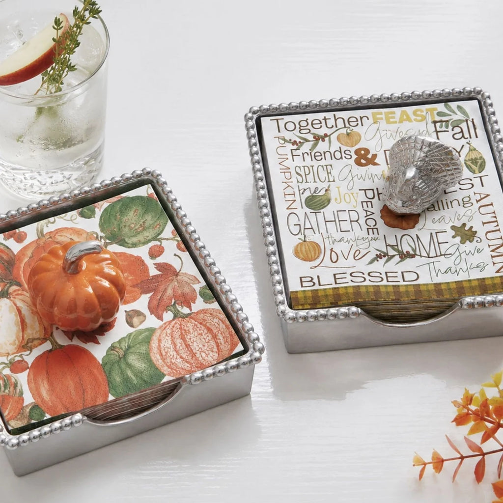 Turkey Beaded Napkin Box