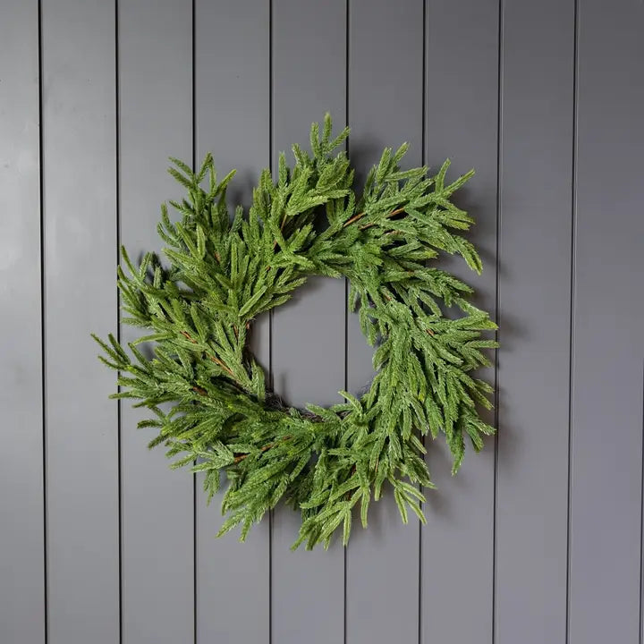 Norfolk Full Real Touch Wreath - 14"
