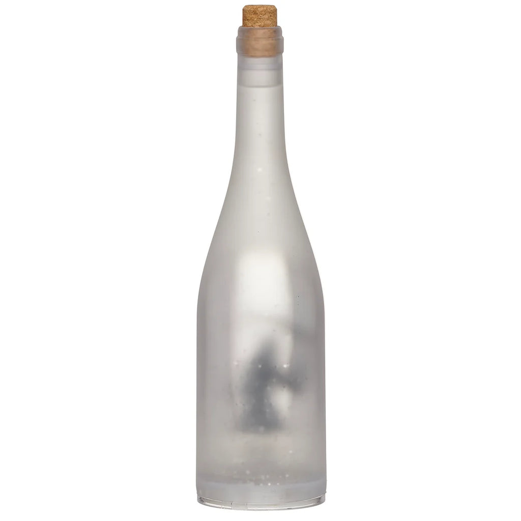 Lighted Swirl "Grim and Tonic" Bottle