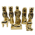 Aluminum Nativity Christmas Set of 9