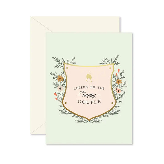 Cheers To the Happy Couple Wedding Greeting Card