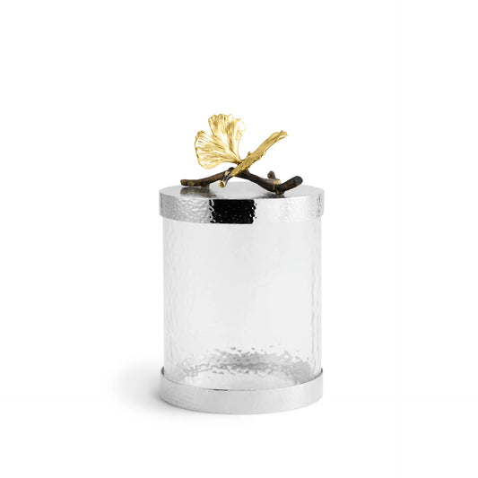 Butterfly Ginkgo Canister - Small