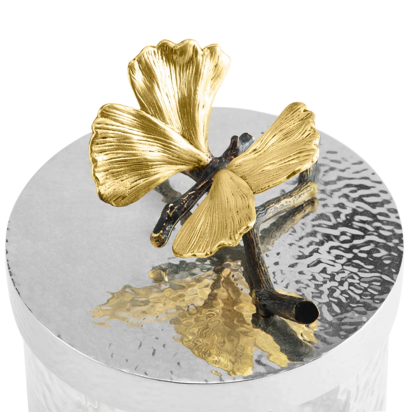 Butterfly Ginkgo Canister - Medium