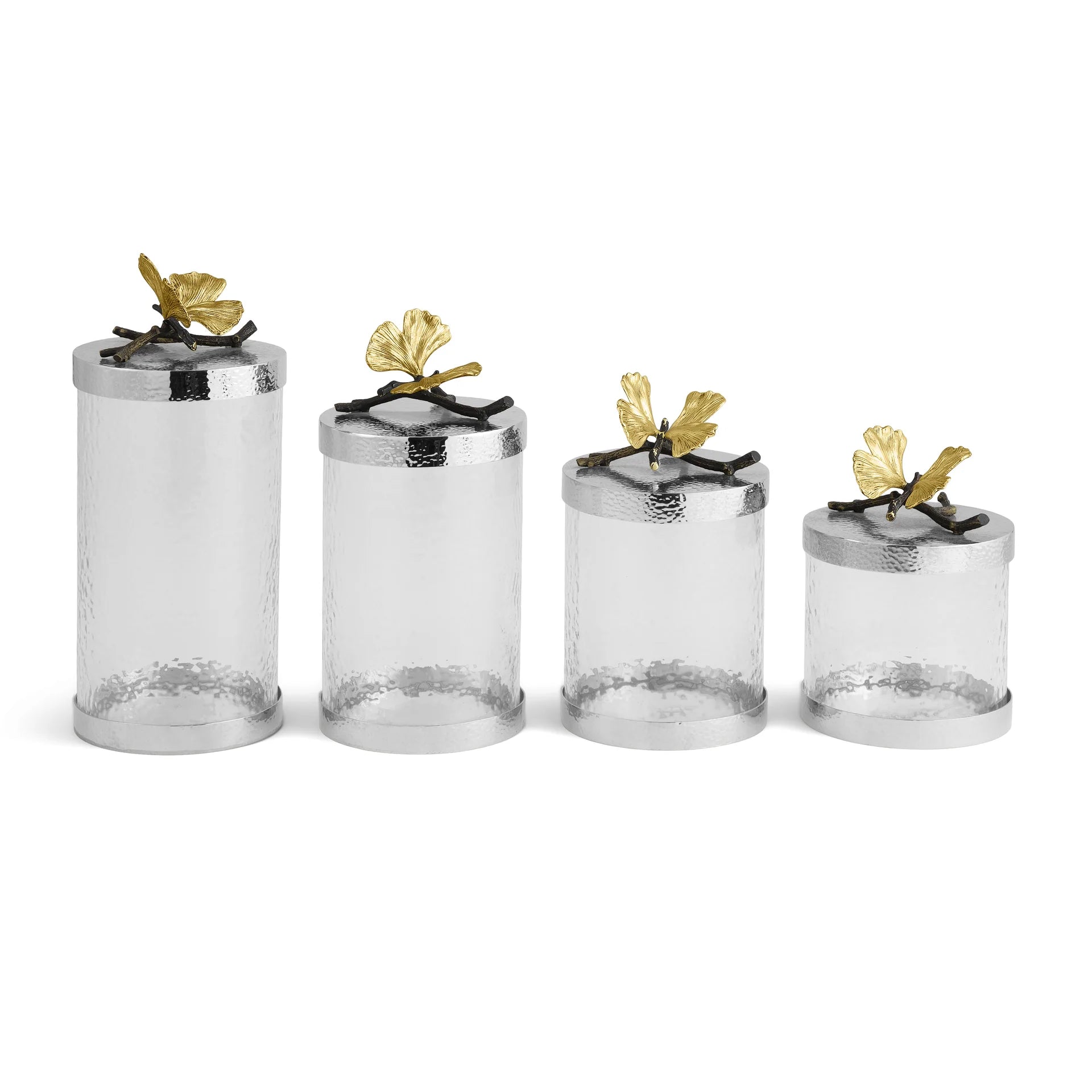 Butterfly Ginkgo Canister - Large