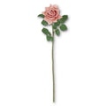 Coral Real Touch Duchess Rose Stem