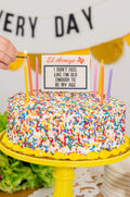 Cake Topper Candle Set - Old Enough