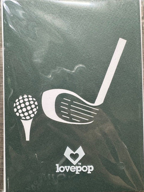 Golf Ball Pop Up Card