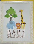 Baby Shower Zoo Animals Card