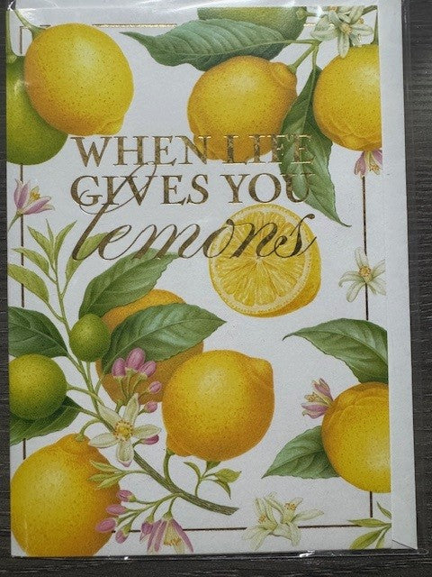 When Life Lemons Card
