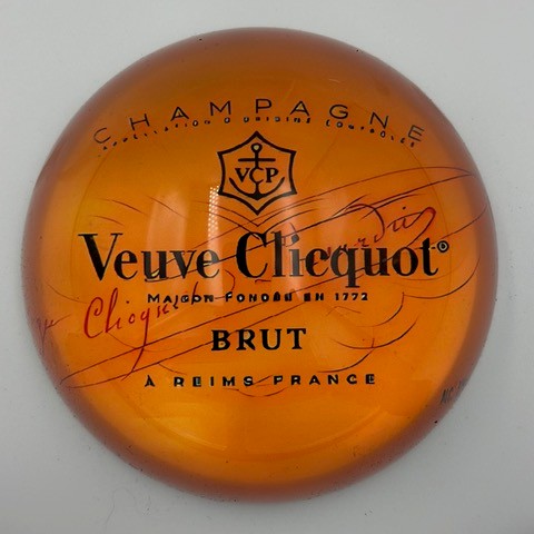 Orange Champagne Paperweight