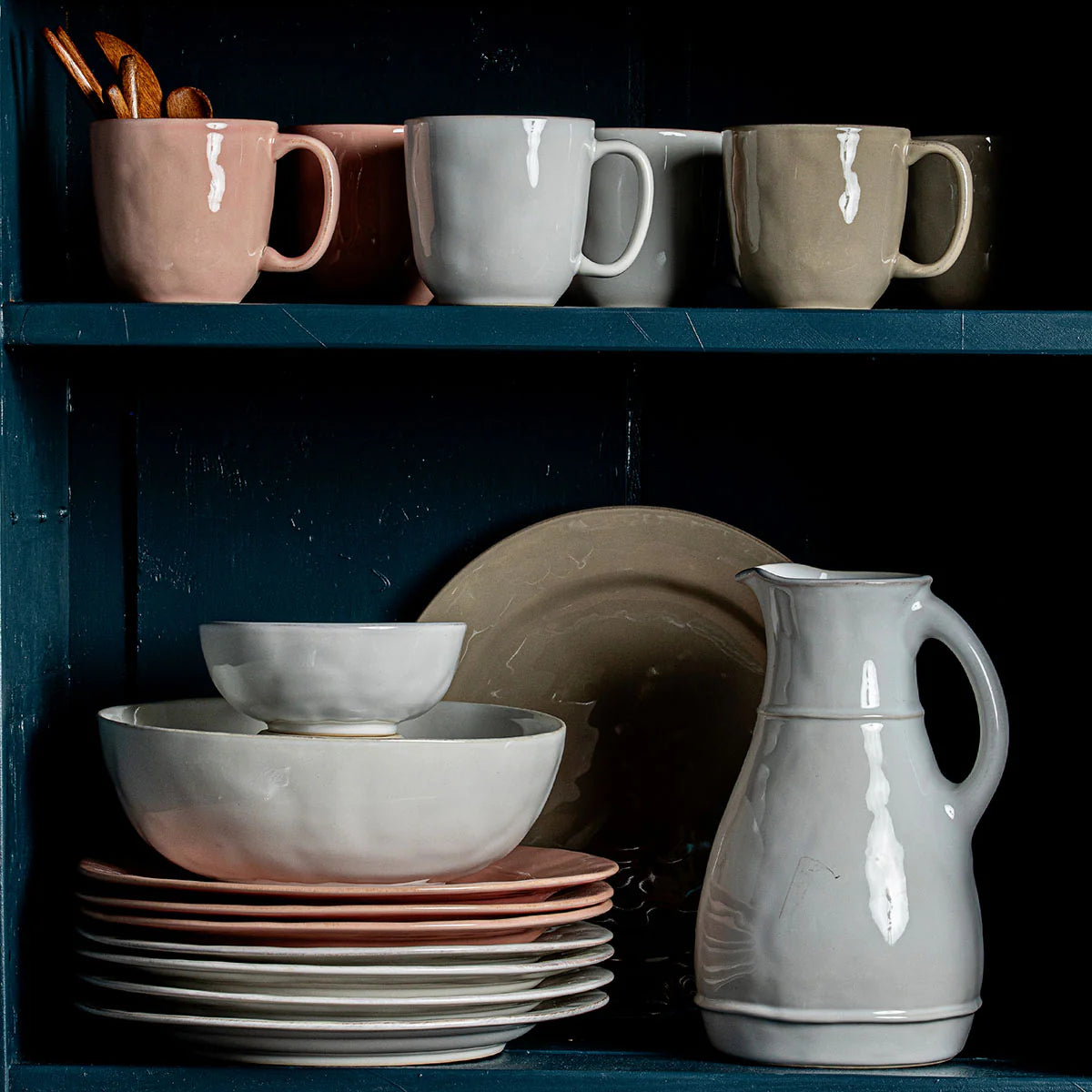 10" Serving Bowl - Whitewash