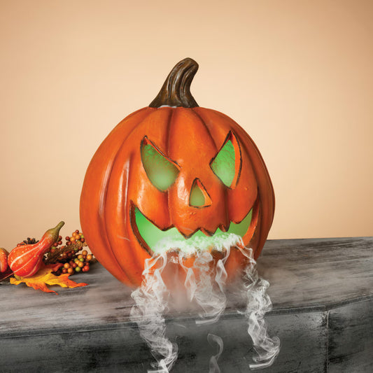 Magnesium Smoking Halloween Pumpkin