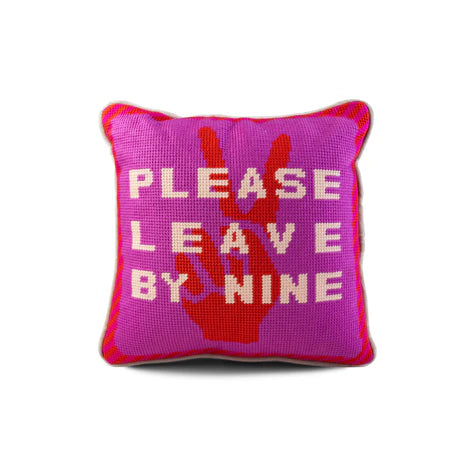 Leave By Nine Pillow
