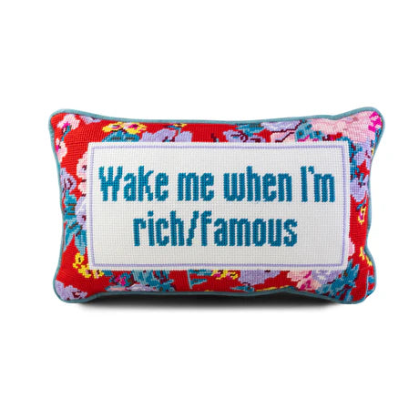 Rich and Famous Pillow
