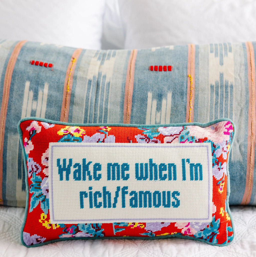 Rich and Famous Pillow
