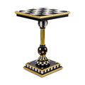 Courtly Brass & Ceramic Accent Table