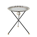 Tilt Top Black Tripod Table