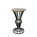 Courtly Check Pedestal Accent Table
