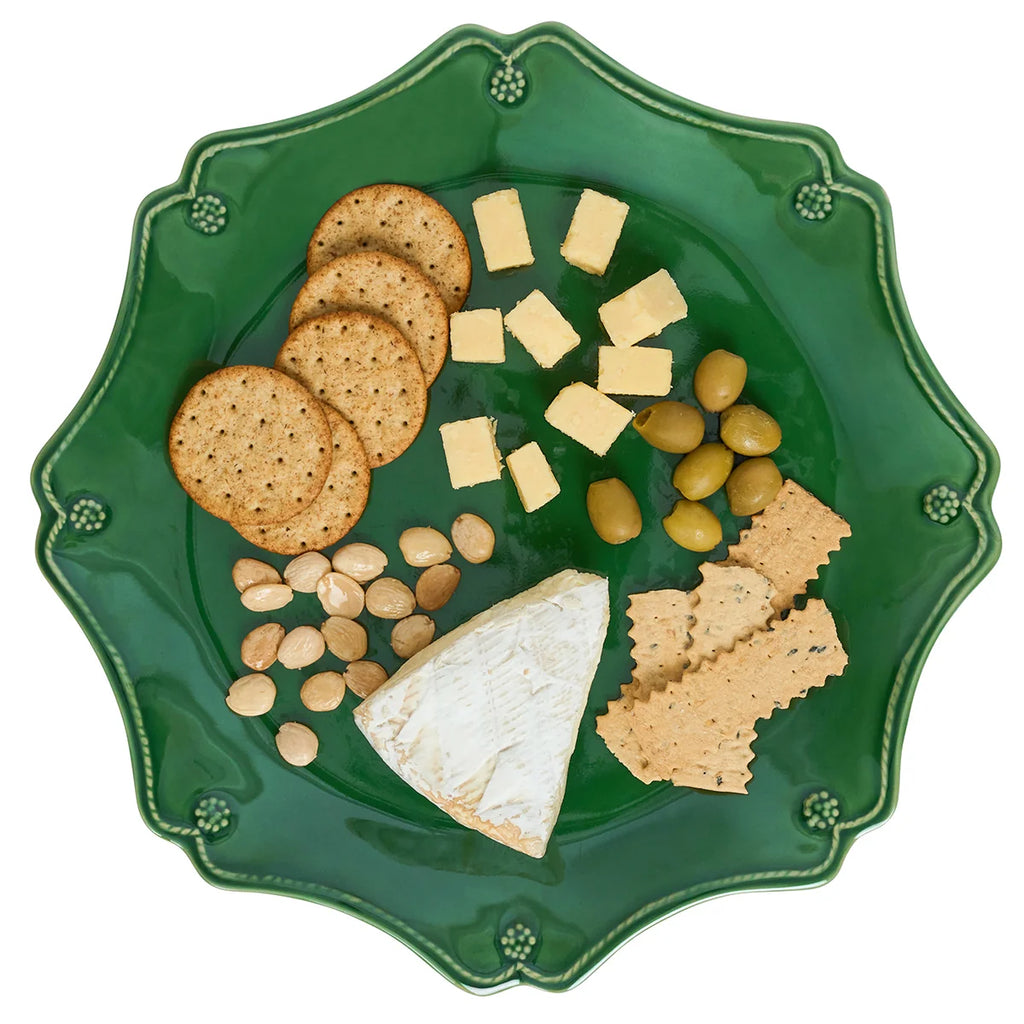 Scalloped Charger/Platter - Basil
