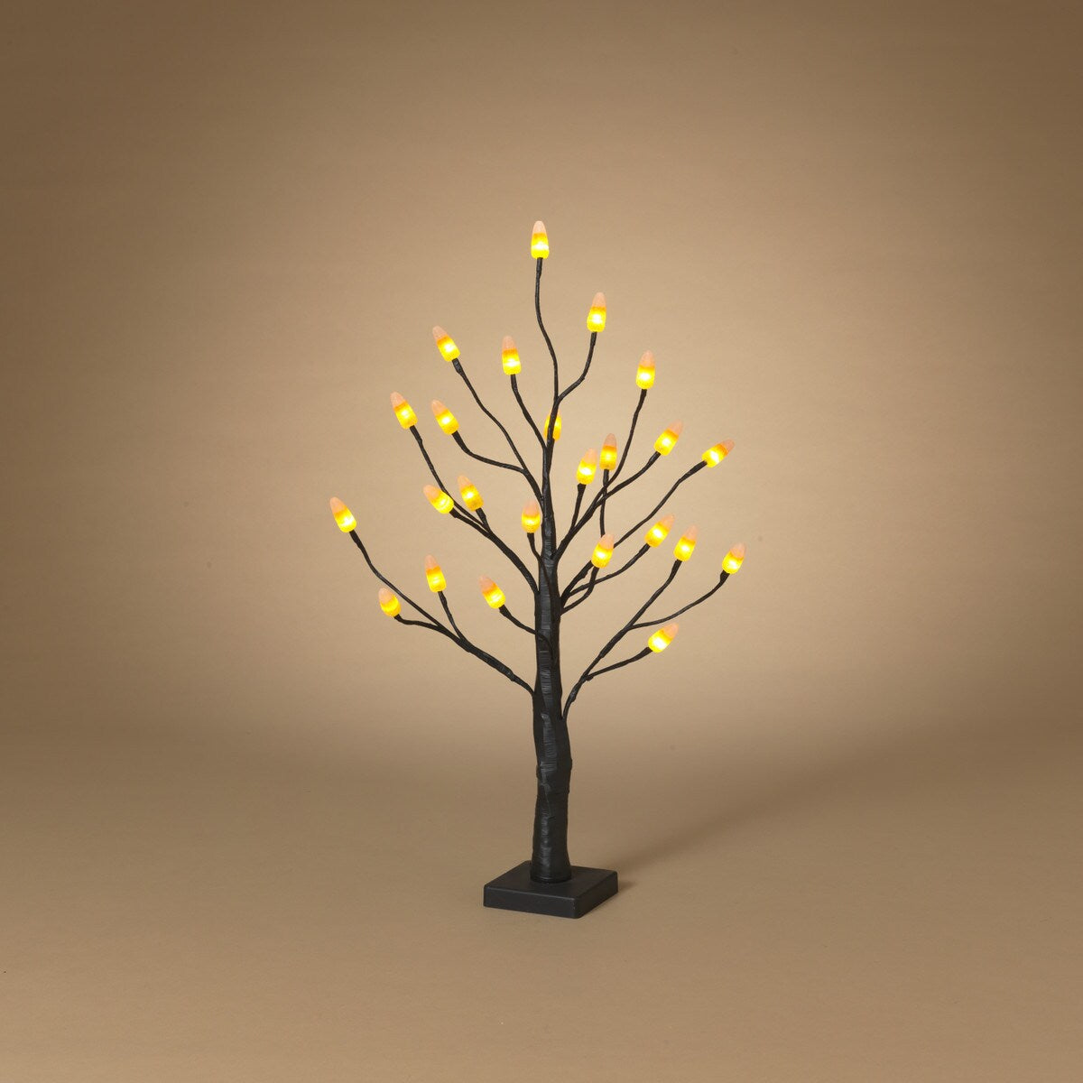 Lighted Halloween Candy Corn Tree