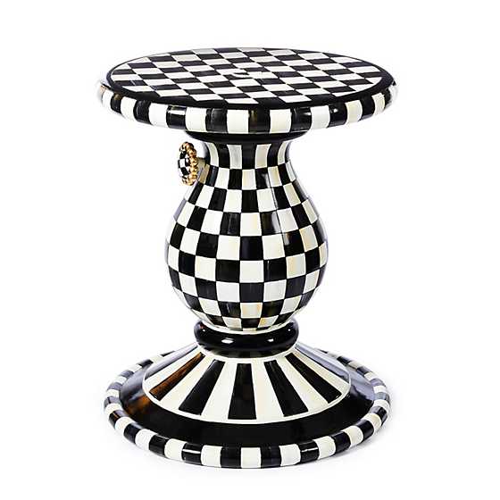 Outdoor Courtly Umbrella Stand Side Table
