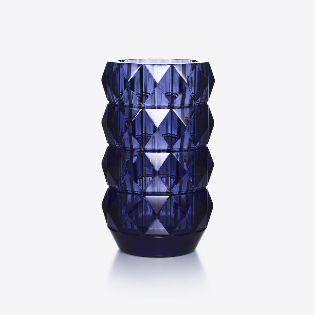 Louxor Round Vase Medium Midnight Blue