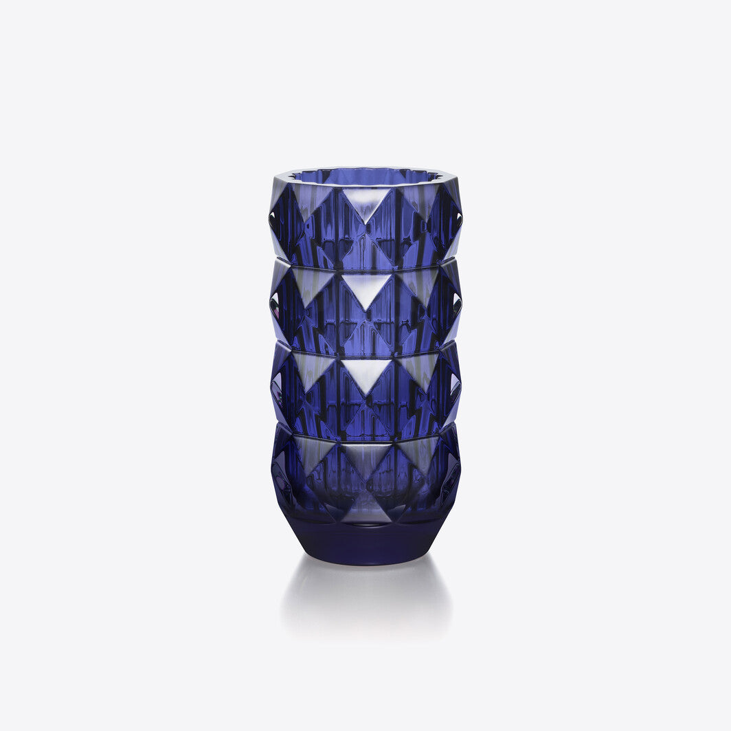 Louxor Round Vase Small Midnight Blue